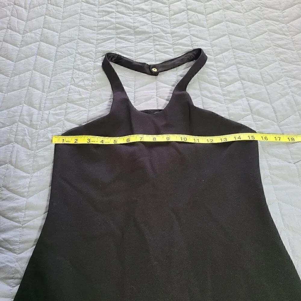Topshop cross halter dress